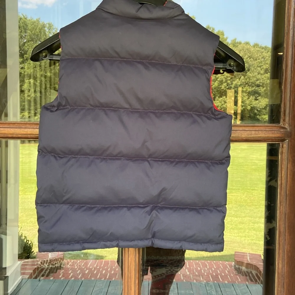 Polo Ralph Lauren‎ Reversible Down Puffer Vest. Red/Blue. Size 7